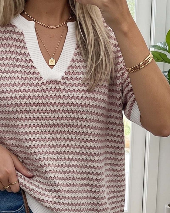 Pullover V-Hals Tøff Casual