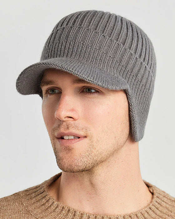 Hatt Utendørs Riding Elastisk Varm Ørebeskyttelse Strikket