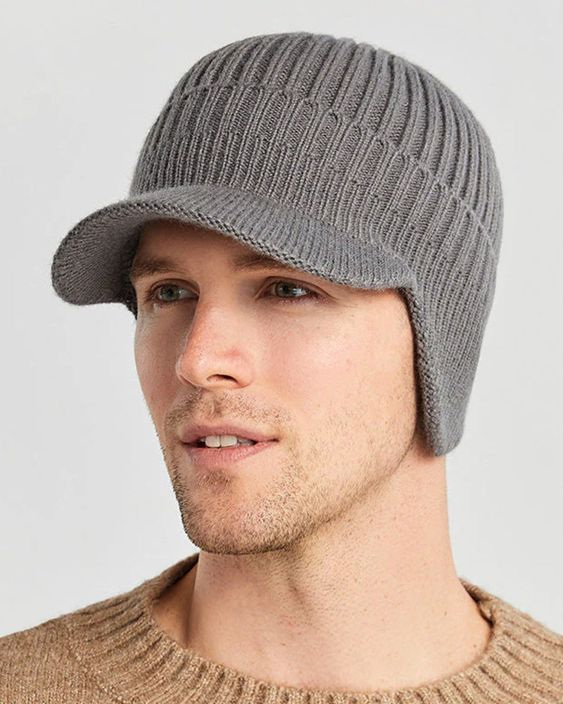 Hatt Utendørs Riding Elastisk Varm Ørebeskyttelse Strikket