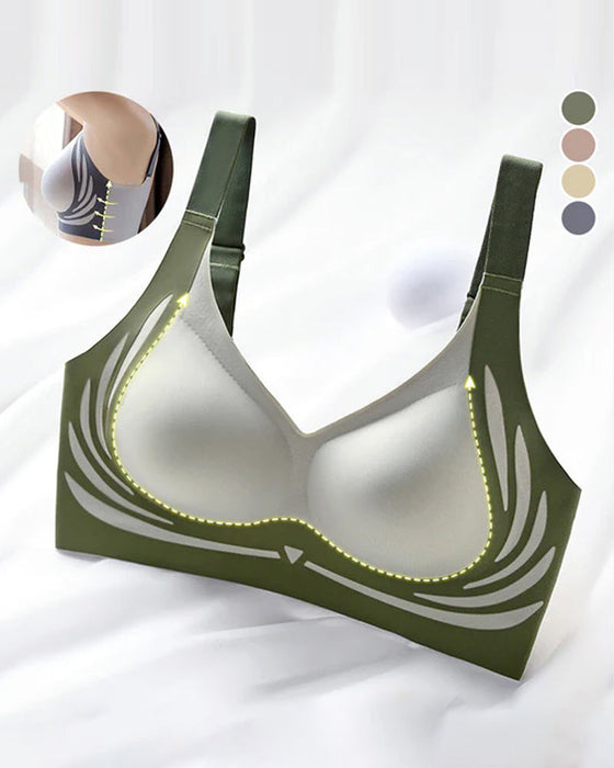 Løfte anti-sagging trådløs push-up bh