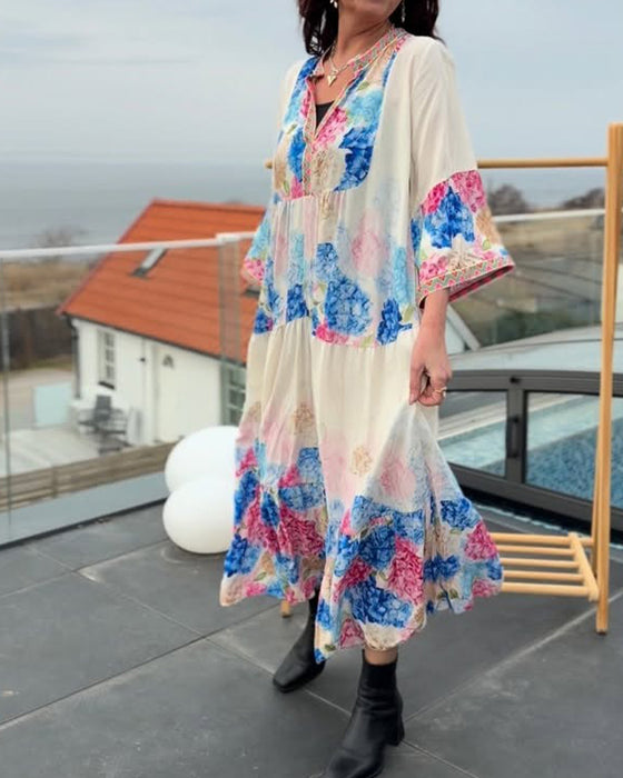 Kjole Bohemisk Ferie Maxi