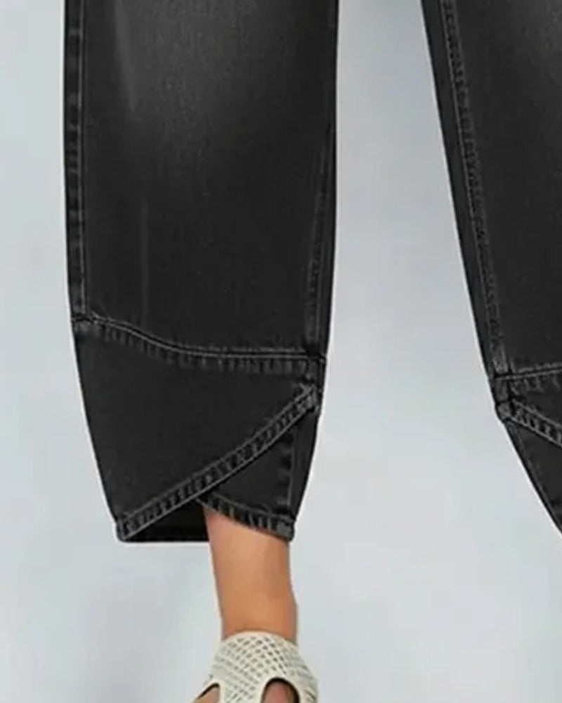 Bukse Denim Lappeteknikk Casual