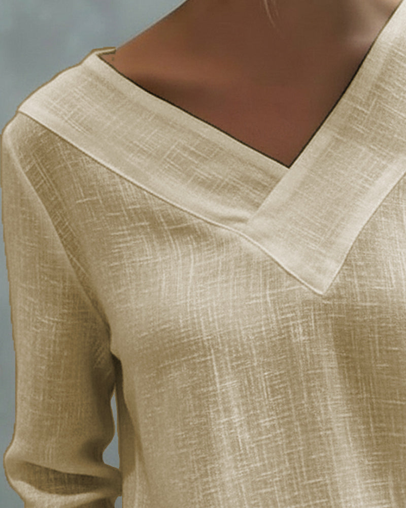 Topp Stilfull V-Hals Skulderfri