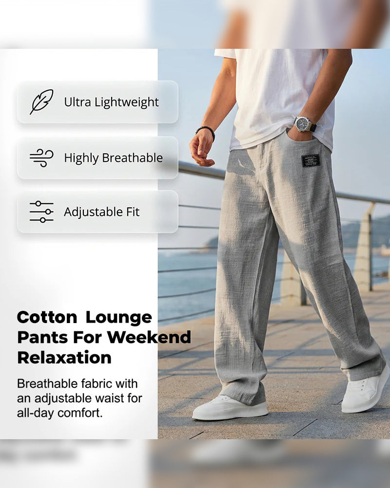 Bukser Herre Pustende Rett Ben