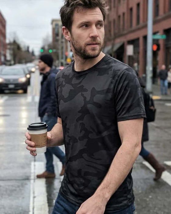 T-Shirt Camo Kort Erme Herre