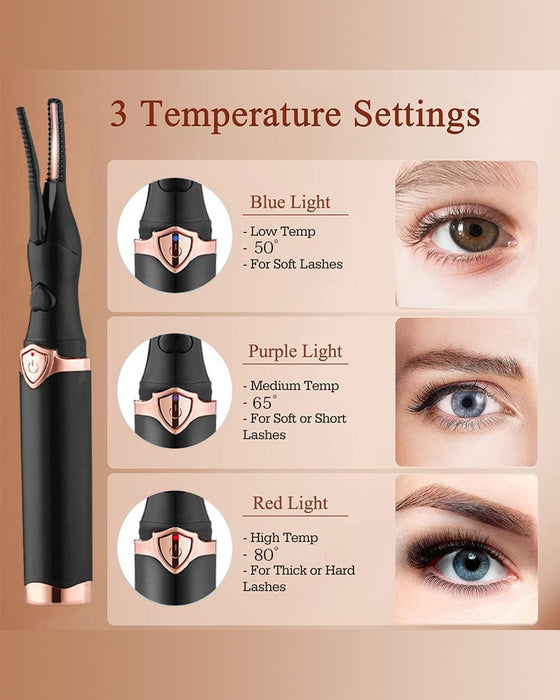 🔥Elektrisk Vippetang For Øyeblikkelig Glam✨ Blunk & Glitr! 👁️