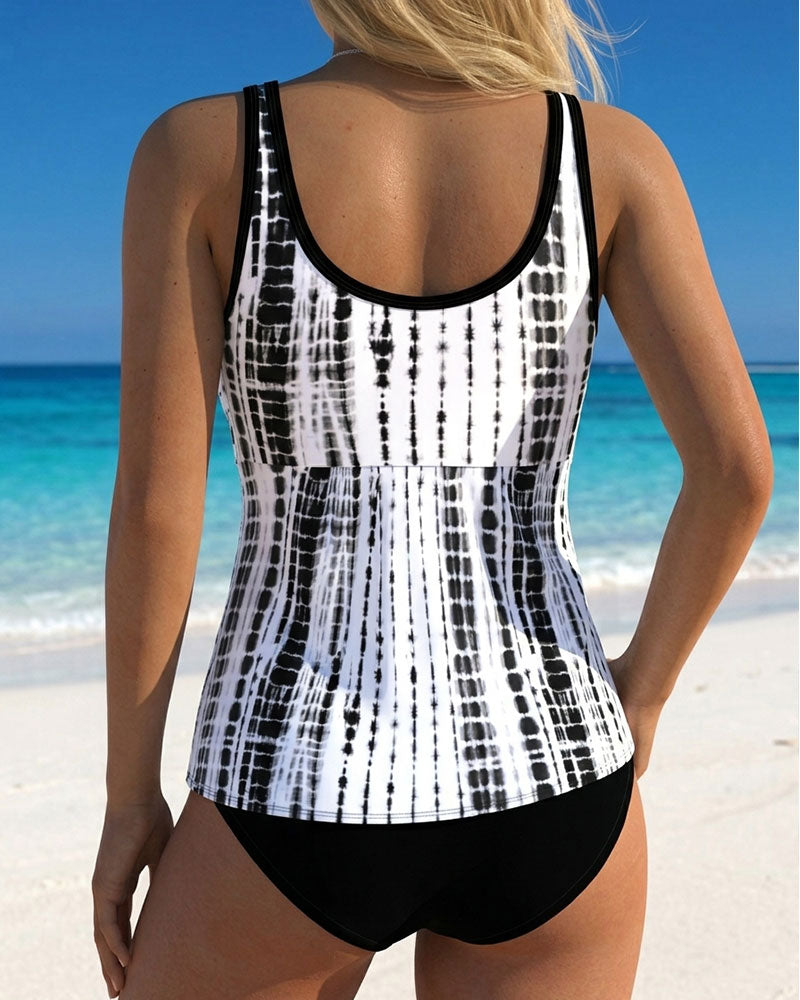 Tankini Knytefarge Nett Patchwork