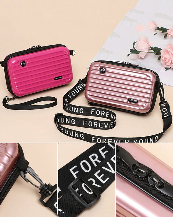 Mini koffert Crossbody-veske