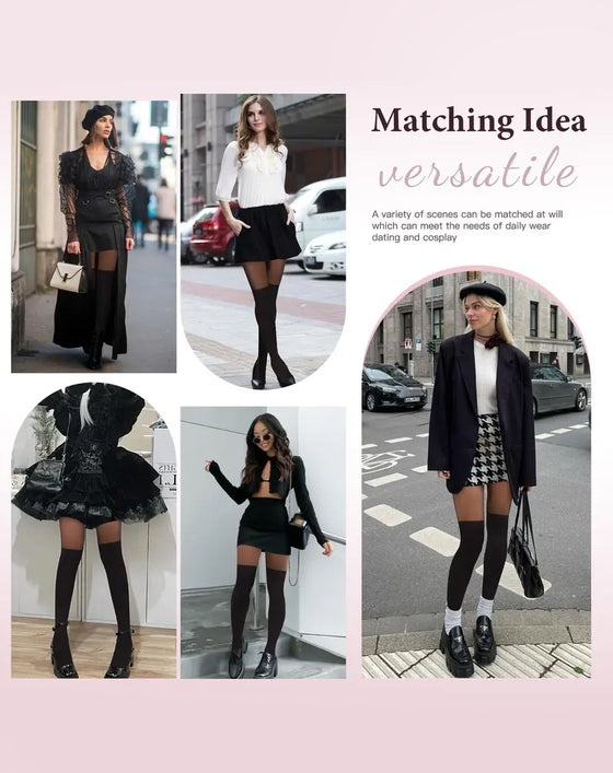 Falske Lårhøye Strømper for Kvinner – Sexy