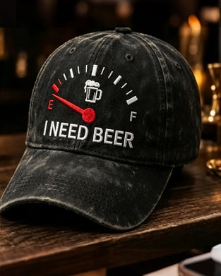 Dashboard Øl Brodert Baseball Caps
