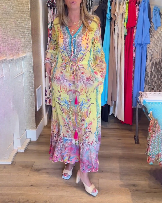 Feriekjole med lange ermer