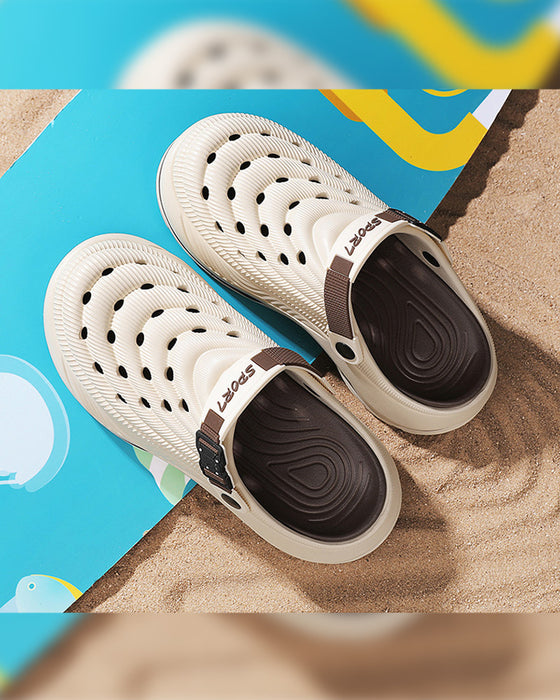 Sandaler Utendørs Tykk Såle Sklisikker Luktmotstandsdyktig Slitesterk Hurtigtørkende Myk Strand