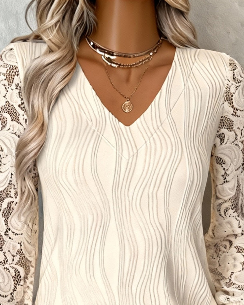 Topp Lykterm V-Hals Sammensatt