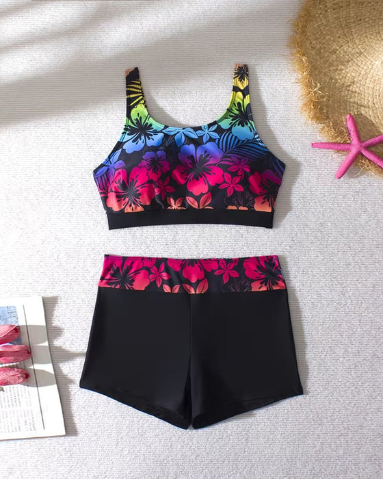 Bikini Sporty Gutteben Trykket