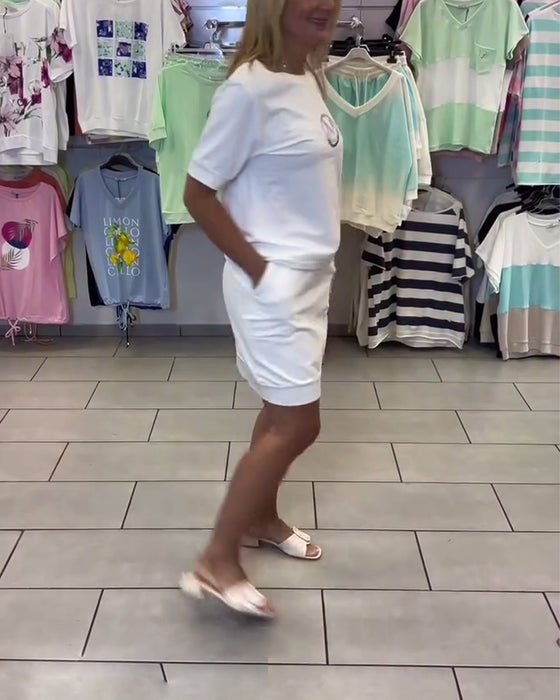 Dress Trykt Stilig Avslappet