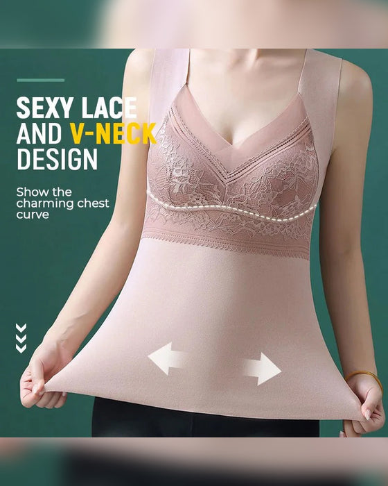 🔥2 I 1 Termoundertøy Med Innebygd Bh