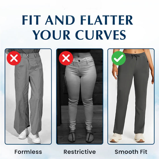 Damebukser Ultra Stretch IsSilke Komfort Casual