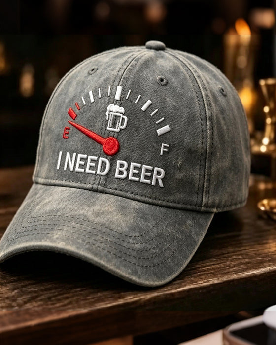 Dashboard Øl Brodert Baseball Caps