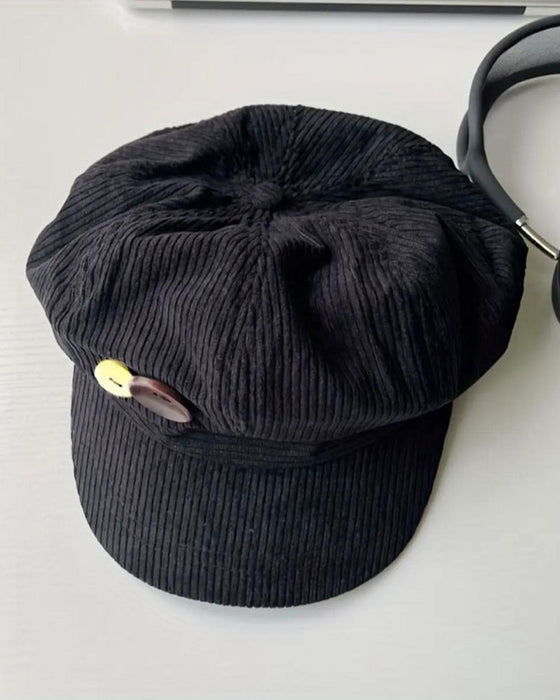 Unisex Vintage Åttekantet Baskerlue