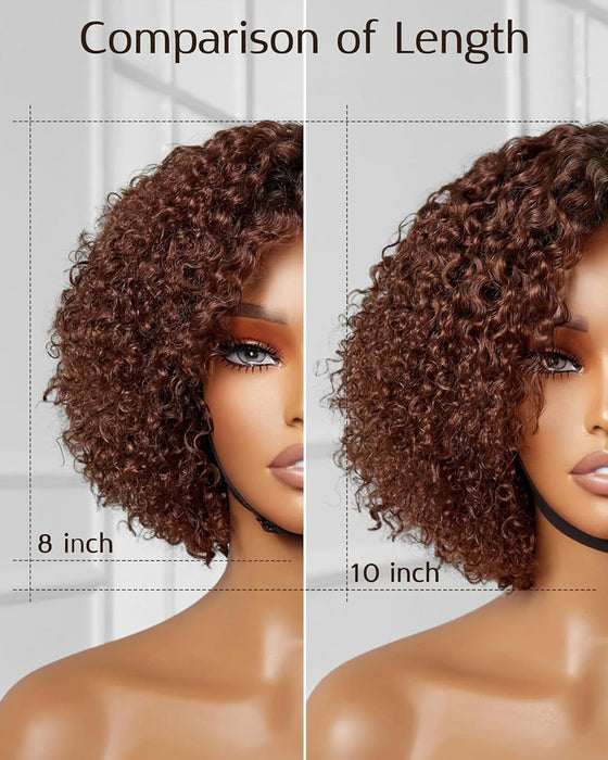 Headset Afrikansk Krøllete Parykk