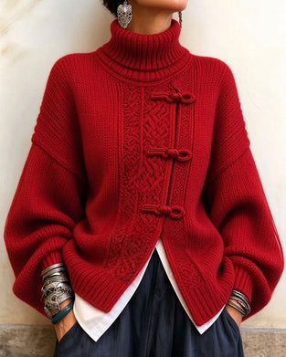 Pullover Vintage Knute Knapp Turtleneck Mote