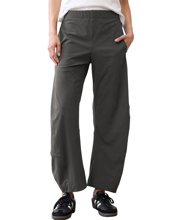 Pants Solid Farge Hengende Lomme Korte
