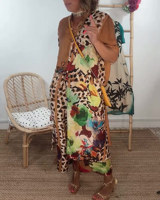 Todelt sett i retromote med kontrasttrykk