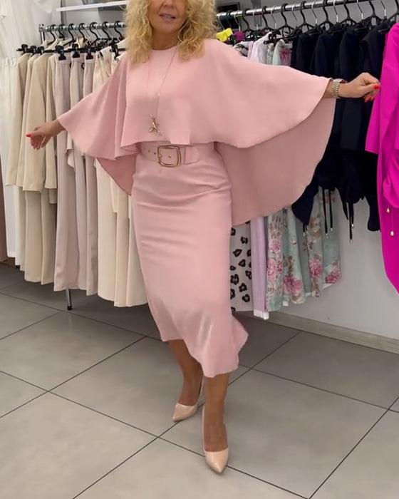 Kjole Fashionable Rund Hals Elegant