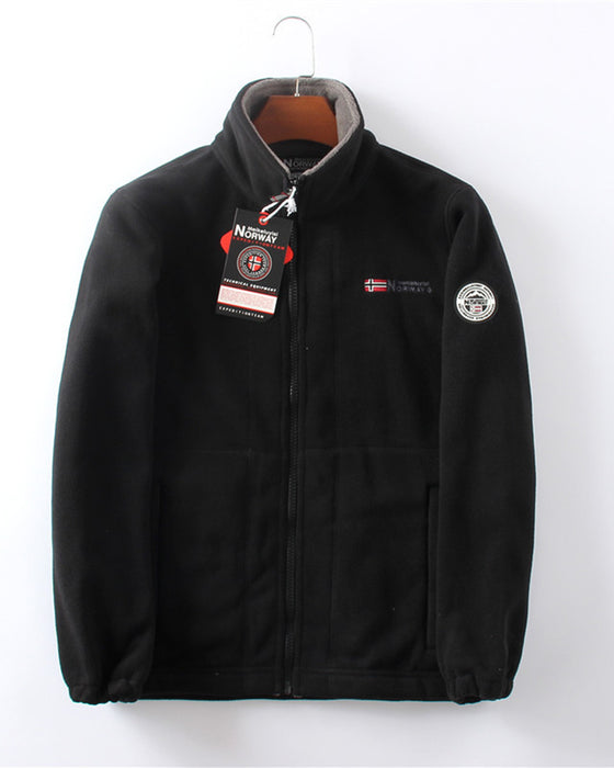 Jakke Herre Dobbel-Lag Fleece & 50% RABATT