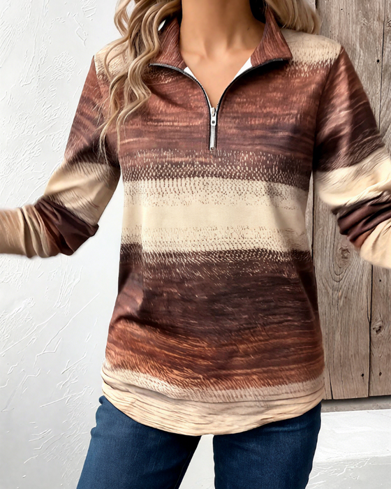 Genser Ståkrage Halvglidelås Gradient