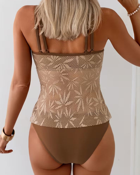 Tankini Spagettistrap Mesh