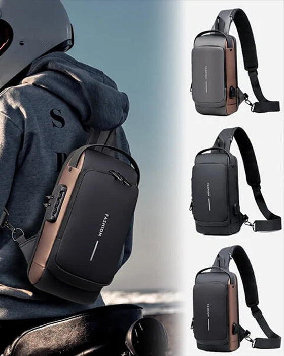 Passord anti-tyveri brystveske