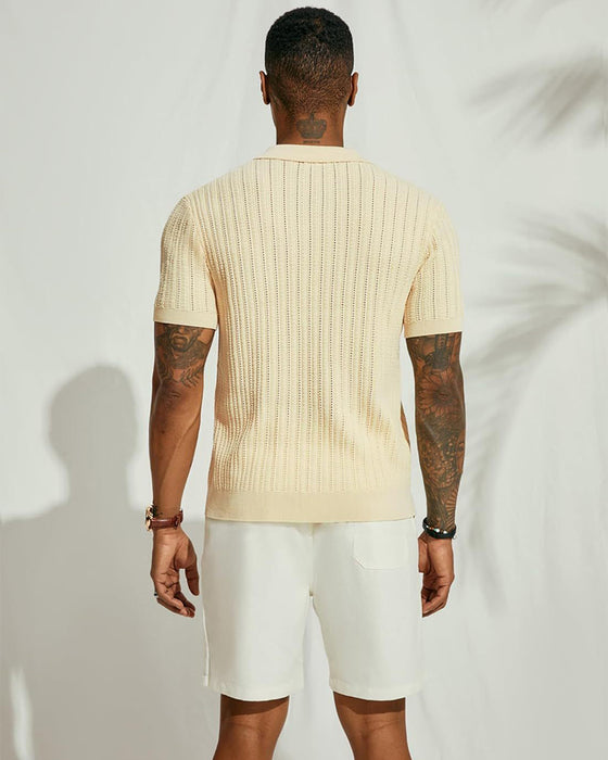 Herreskjorte Enfarget Hul Pustende