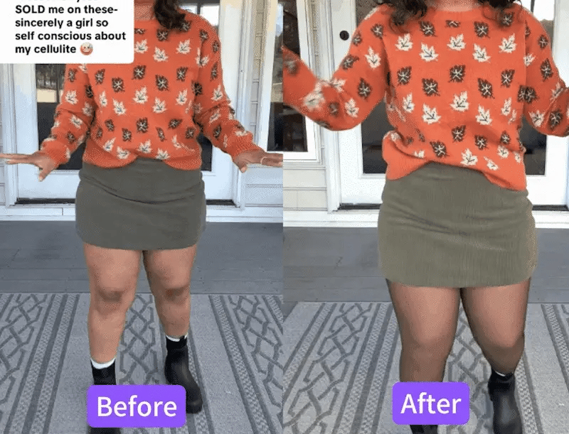 Fôrede Shaping-Leggings Med Én Søm