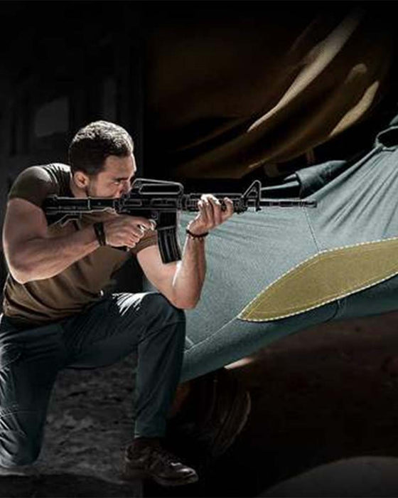 Ensfarget utendørs turbukse