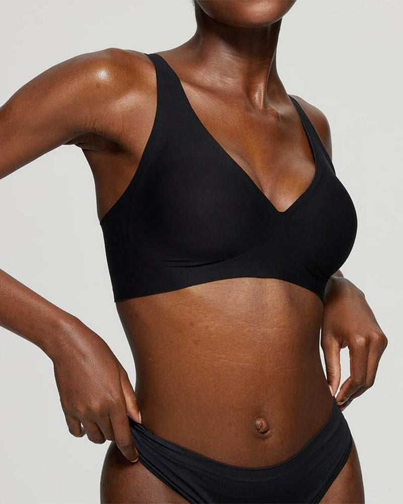 Underwire Komfort Dyp V Bh Uten