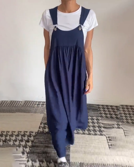 Kjole uformell ensfarget buksesele