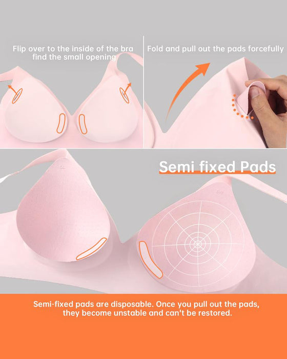 Underwire Komfort Dyp V Bh Uten