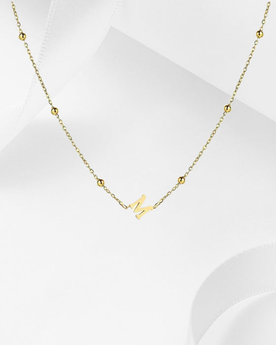 Utsøkt halskjede på 26 bokstaver