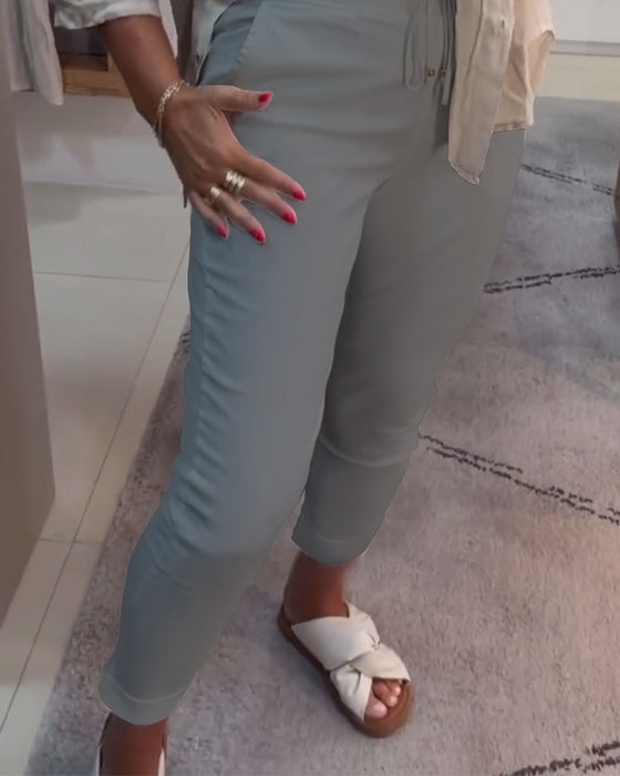 Blyantbukser Casual Med Snøring