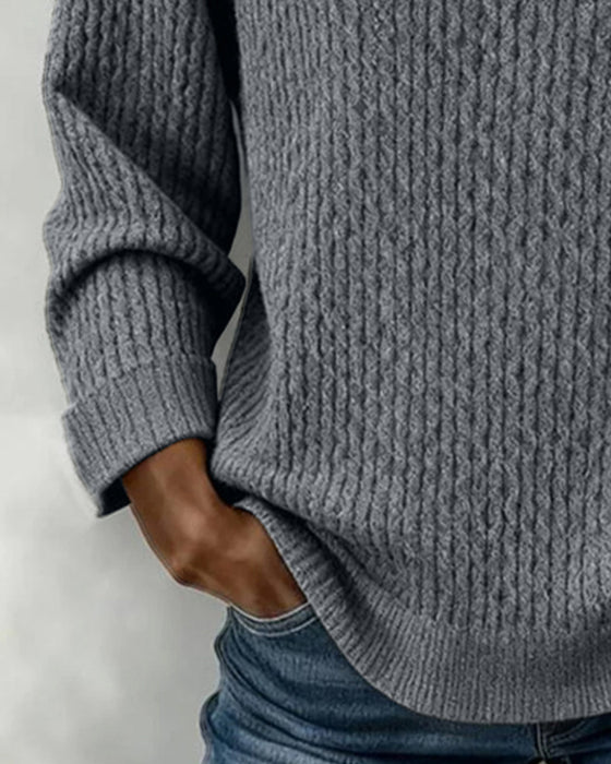 Genser med langermet, avslappet farge