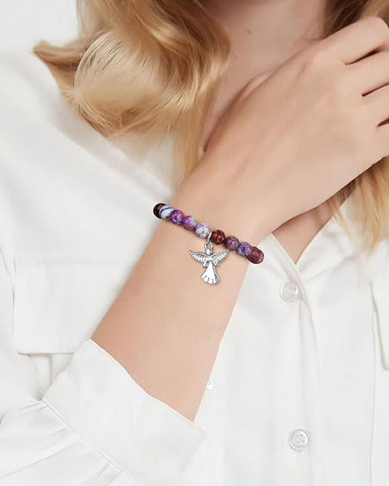 Englevinger helbredende krystallarmbånd