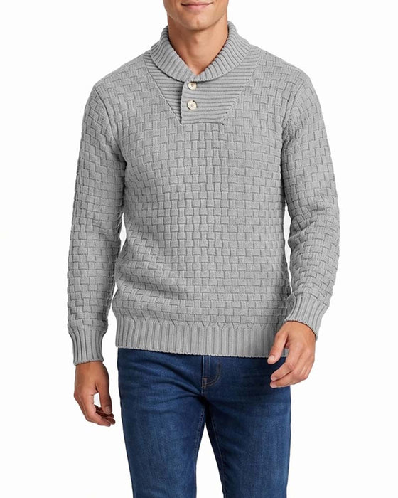 Pullover Herre Rutete Avslappet