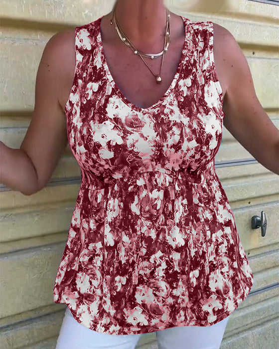 Singlett Sexy Trykt Ermeløs