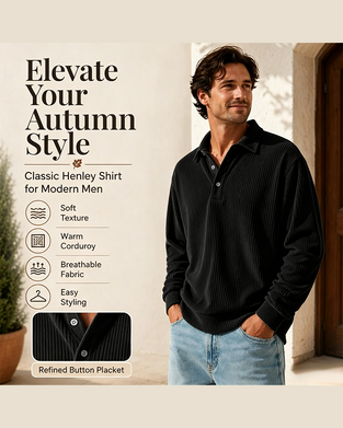 Herrer Pullover Sweatshirt Jakkeslag Knapp Stripe