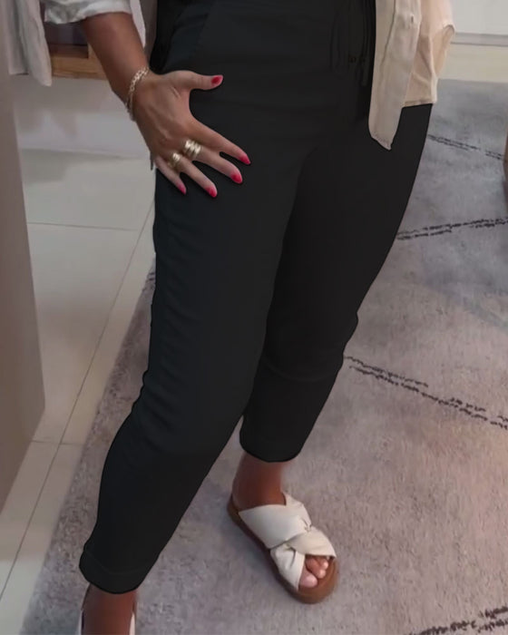 Blyantbukser Casual Med Snøring