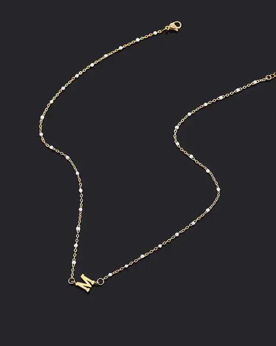 Utsøkt halskjede på 26 bokstaver