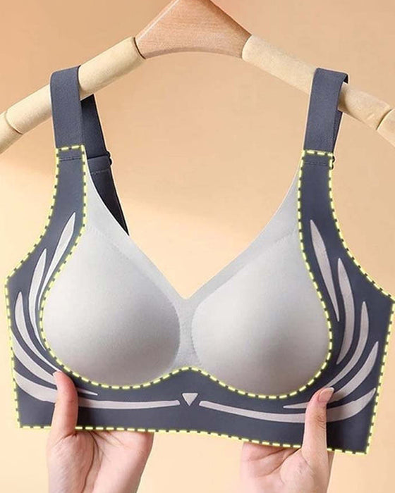 Løfte anti-sagging trådløs push-up bh