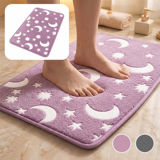 Mørkerglimmende Korallfleece Gulvmatte