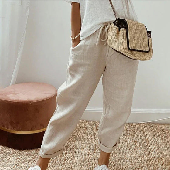 Bukser Ren Bomull Ensfarget